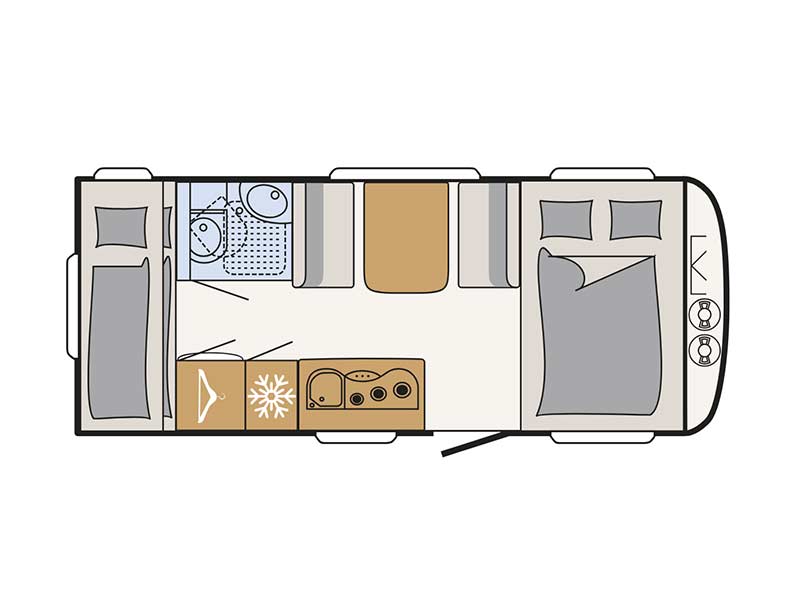 Vermietfahrzeug-Beispiel Kategorie 6 - Wohnwagen / Caravan | Caravan-Park Barnim